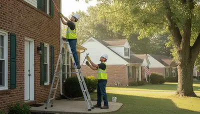 Plumber repairing a pipe in Dayton, OH for residential plumbing service