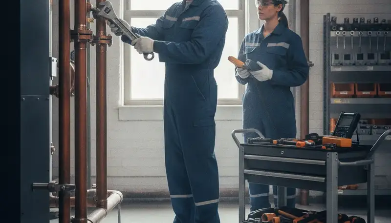 Plumbing repair technician serving Dayton, OH homes with fast same-day leak and pipe fixes