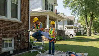 Plumber repairing a sink in Dayton, OH for plumbing repair service