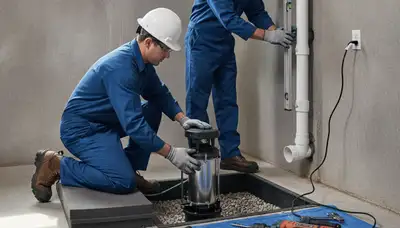Dayton, OH plumber installs sump pump to protect home from basement flooding
