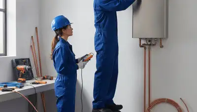 Tankless water heater installation service in Dayton, OH by On Call Plumbers