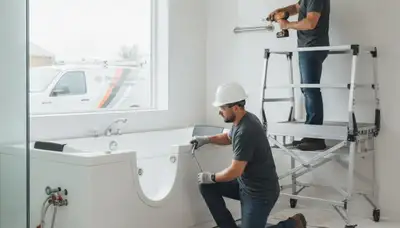 Walk-in tub installation for Dayton, OH homes by On Call Plumbers